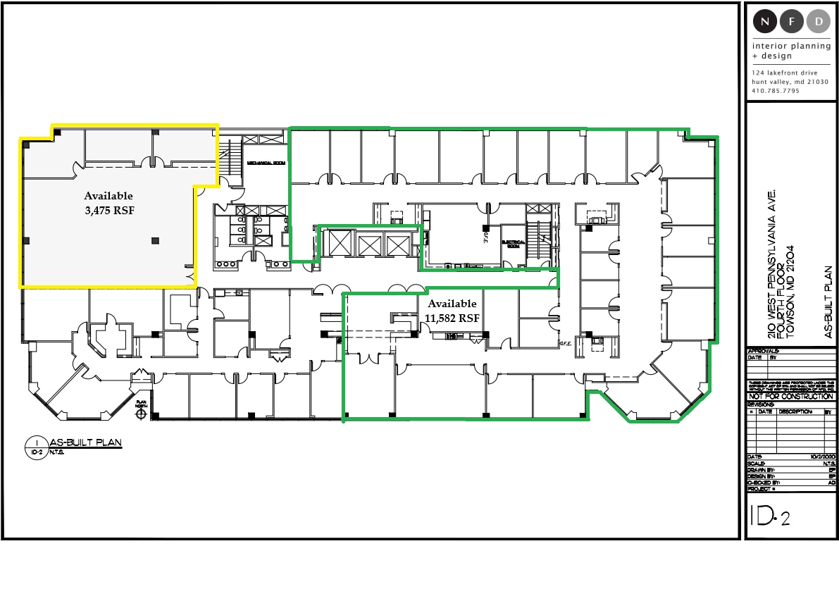 210 W Pennsylvania Ave, Towson, MD for lease Floor Plan- Image 1 of 1