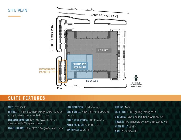 6150 S Pecos Road & E. Patrick Ln, Las Vegas, NV for lease - Site Plan - Image 2 of 25