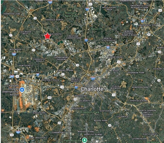 1110 Caldwell Williams Rd, Charlotte, NC for lease - Aerial - Image 2 of 3