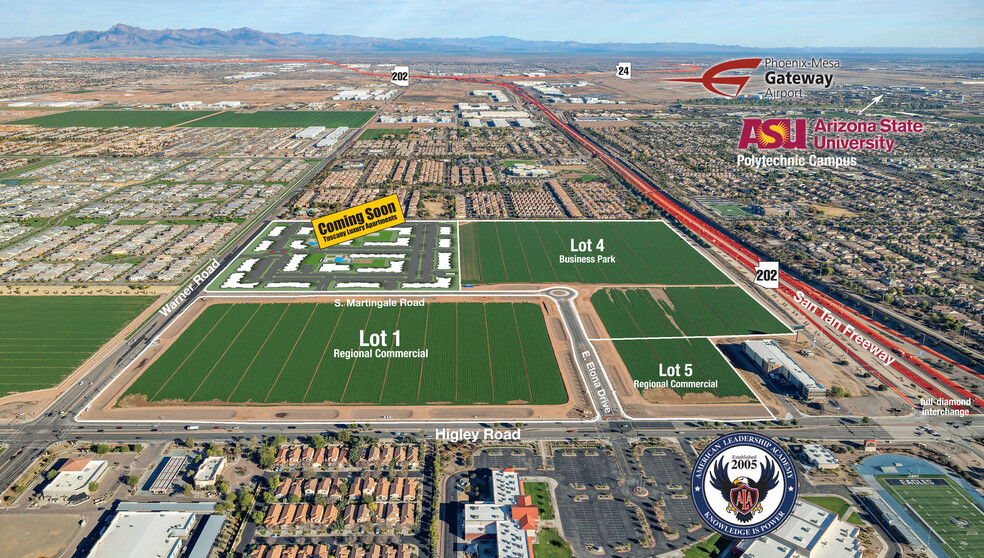 Santan Fwy, Gilbert, AZ for sale - Aerial - Image 1 of 1