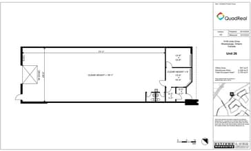 4181 Sladeview Cres, Mississauga, ON for lease Floor Plan- Image 1 of 1