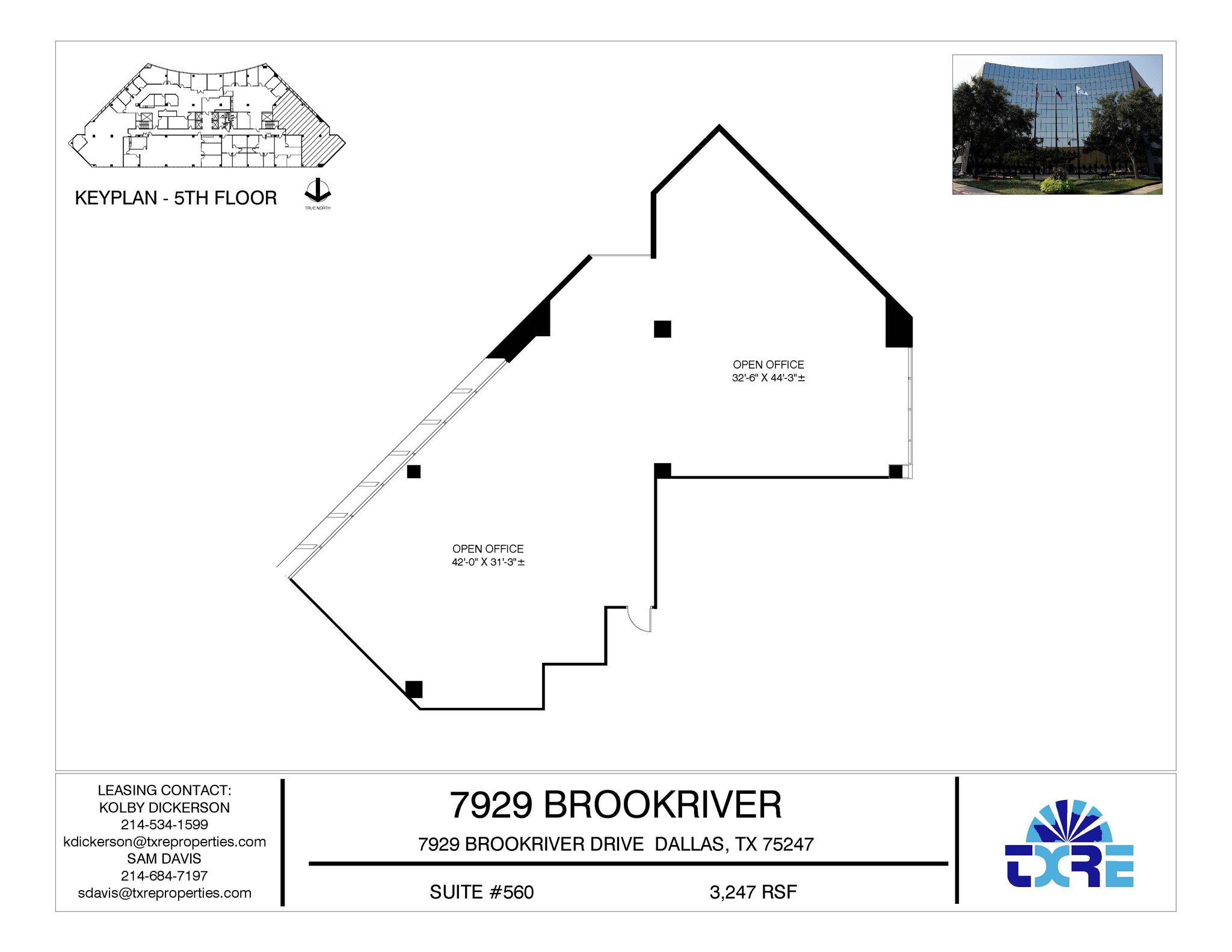 7929 Brookriver Dr, Dallas, TX for lease Floor Plan- Image 1 of 1