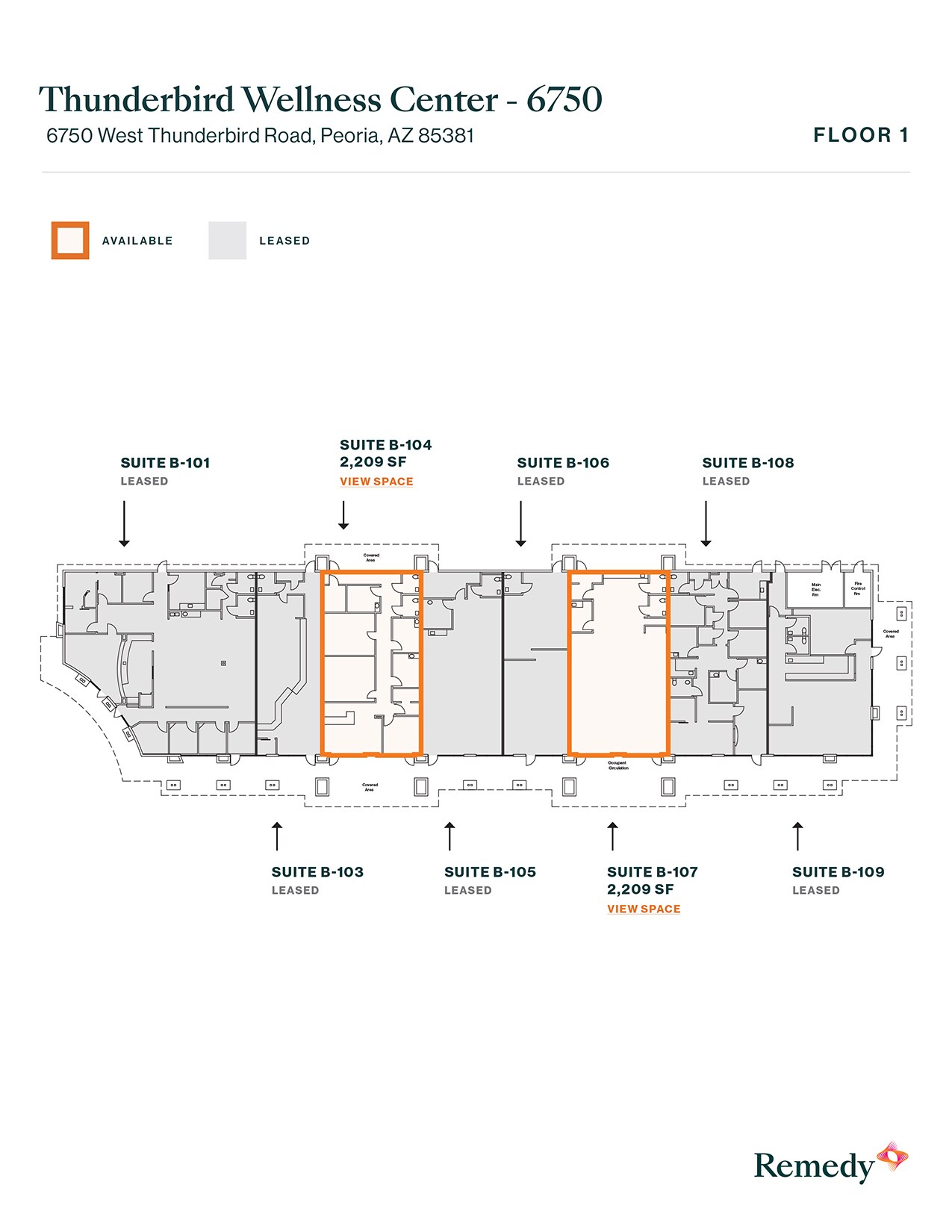 6750 W Thunderbird Rd, Peoria, AZ for lease Floor Plan- Image 1 of 1