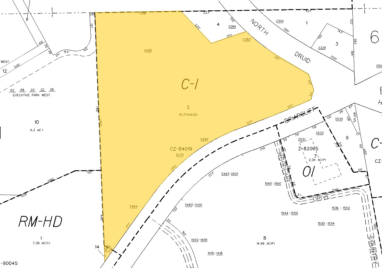 2480 Briarcliff Rd NE, Atlanta, GA for sale Plat Map- Image 1 of 1