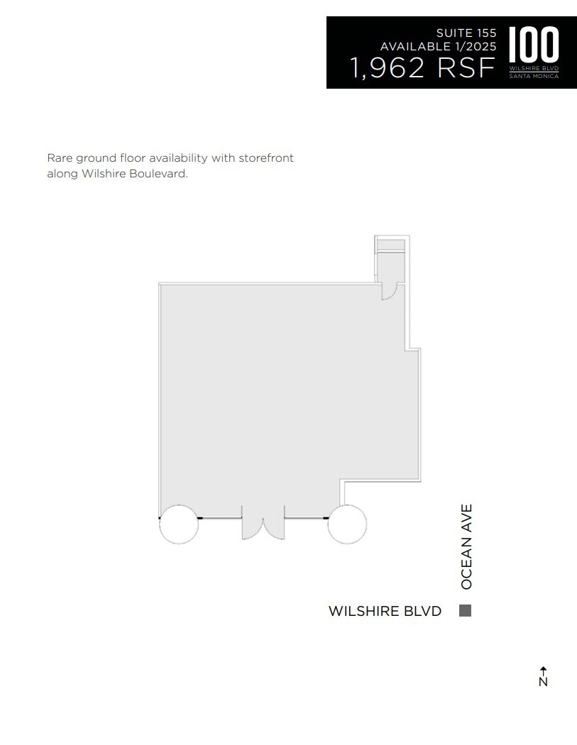 100 Wilshire Blvd, Santa Monica, CA for lease Floor Plan- Image 1 of 1