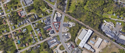 1014 W Innes St, Salisbury, NC - AERIAL  map view