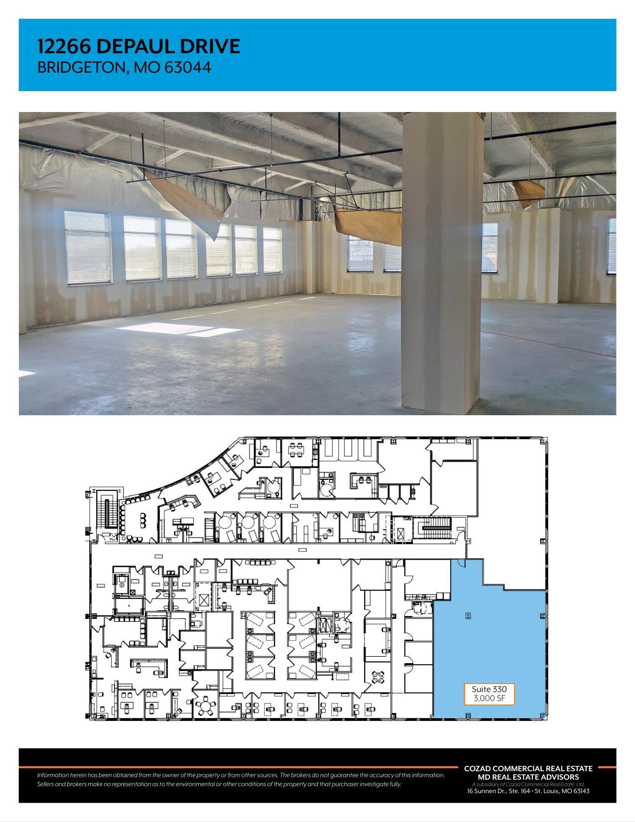 12266 Depaul Dr, Bridgeton, MO for lease Floor Plan- Image 1 of 1