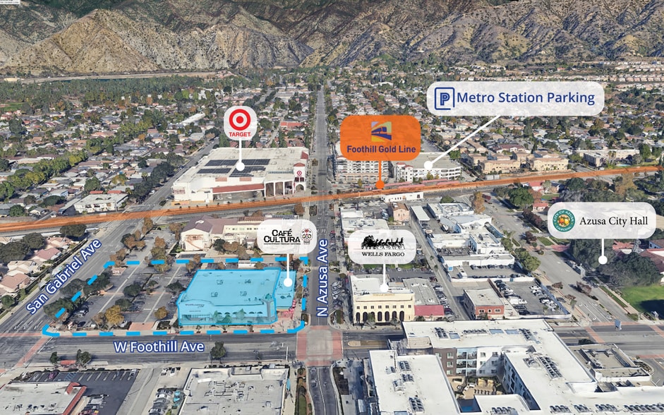 101 W Foothill Blvd, Azusa, CA for lease - Building Photo - Image 2 of 6