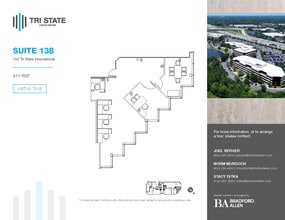 300 Tri State International, Lincolnshire, IL for lease Floor Plan- Image 1 of 1