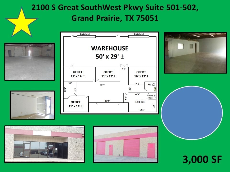 2100 S Great Southwest Pky, Grand Prairie, TX for lease Building Photo- Image 1 of 12