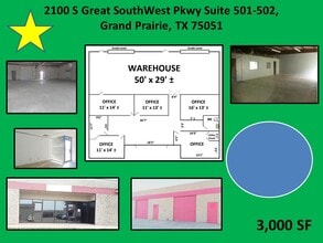 2100 S Great Southwest Pky, Grand Prairie, TX for lease Building Photo- Image 1 of 12