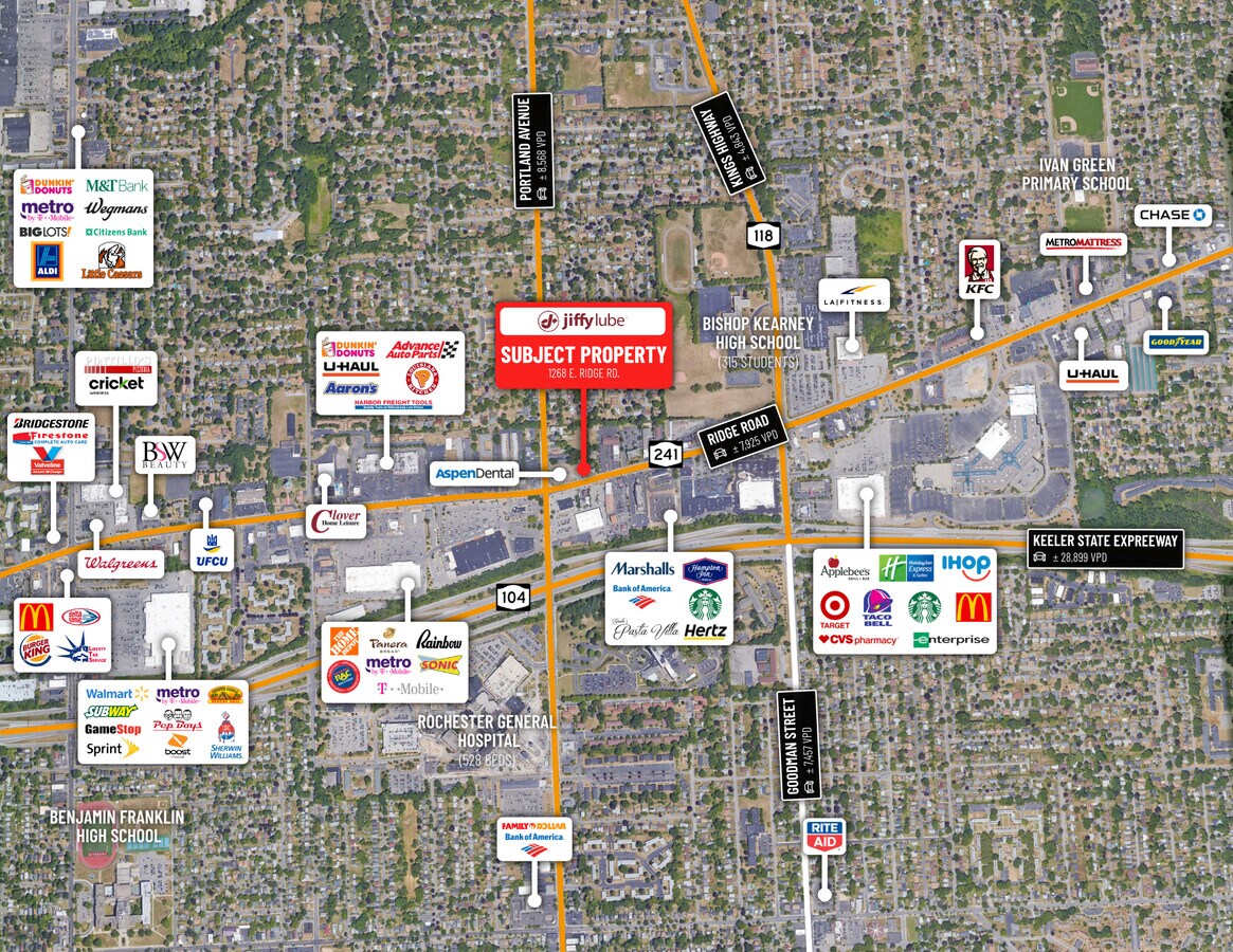 1268 E Ridge Rd, Rochester, NY 14621