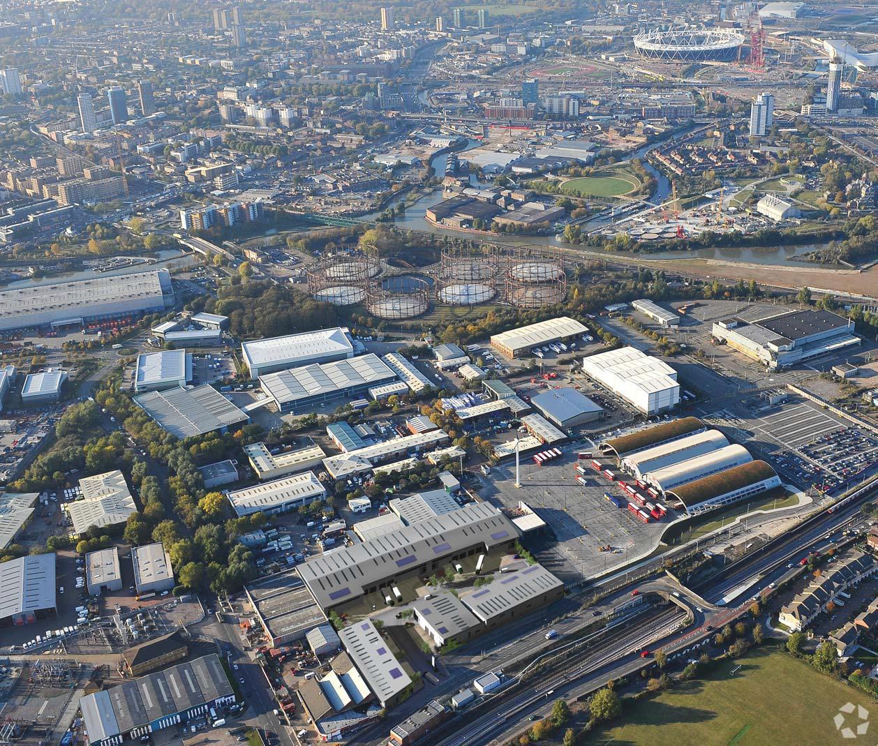 Stonehill Business Park, London for lease Aerial- Image 1 of 3