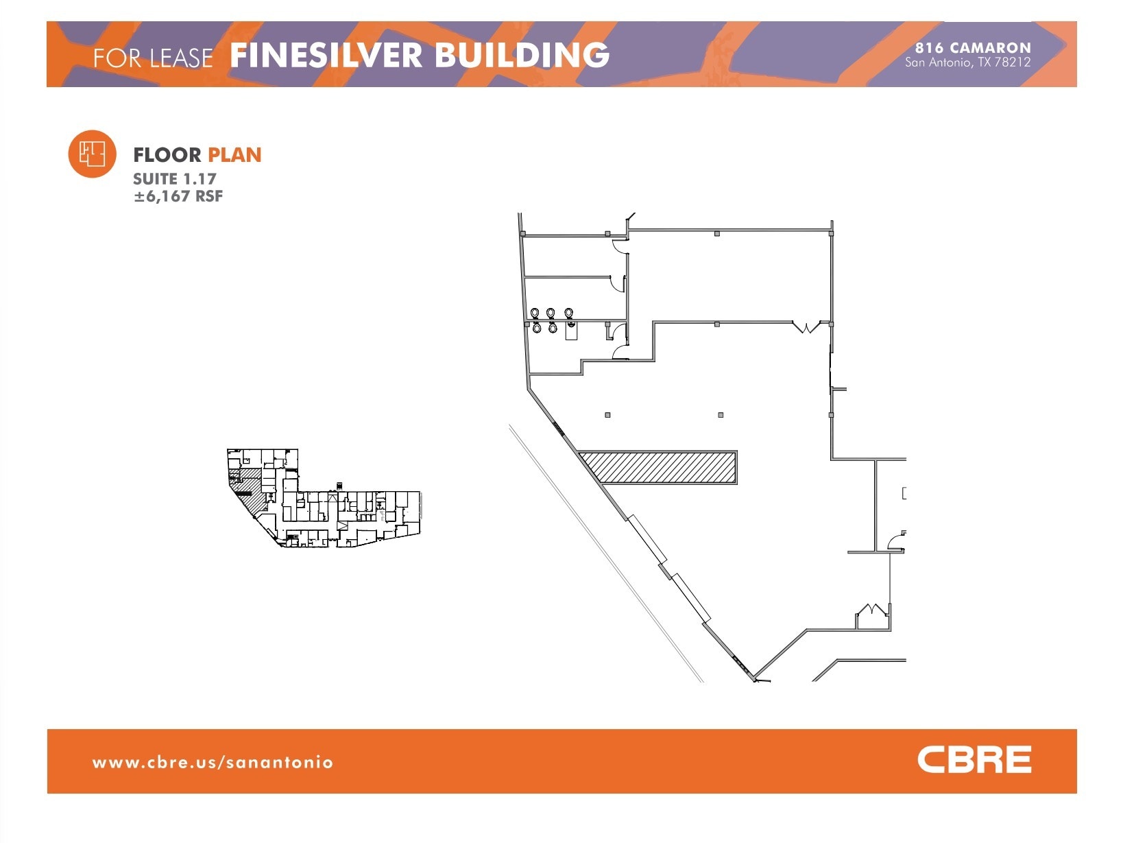 816 Camaron St, San Antonio, TX for lease Floor Plan- Image 1 of 1