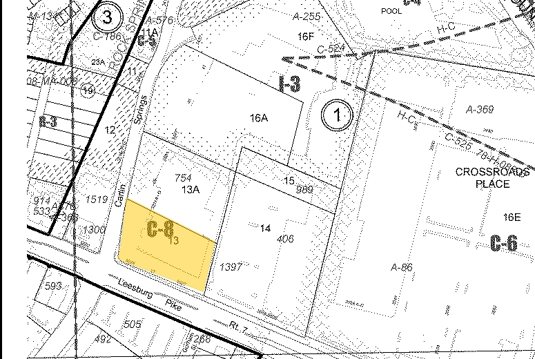 3511 Carlin Springs Rd, Falls Church, VA for lease - Plat Map - Image 3 of 3