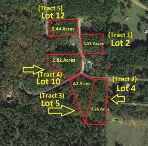 Gillespie Rd and Ouachita Rd 450, Camden, AR for sale - Primary Photo - Image 1 of 1