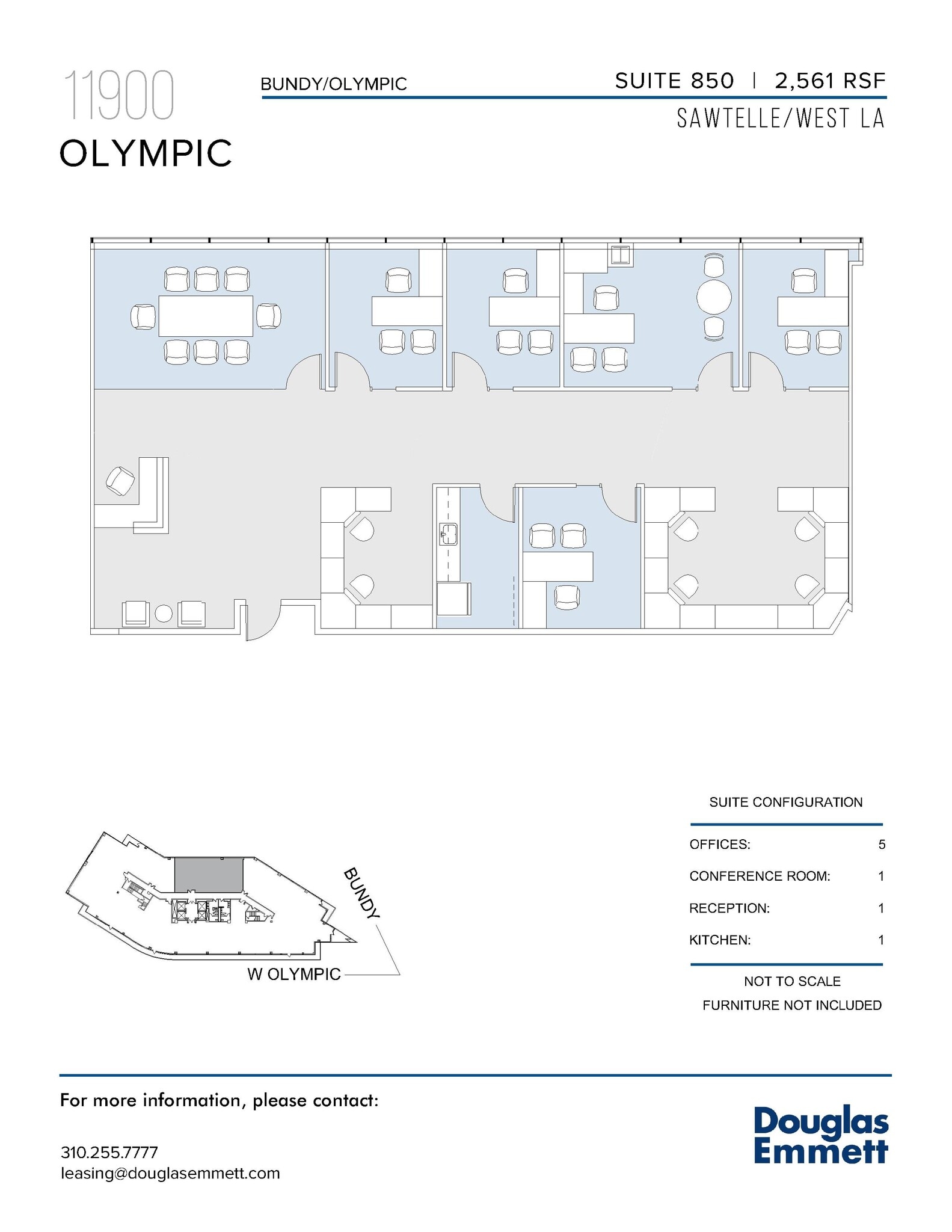 11900 W Olympic Blvd, Los Angeles, CA for lease Floor Plan- Image 1 of 1