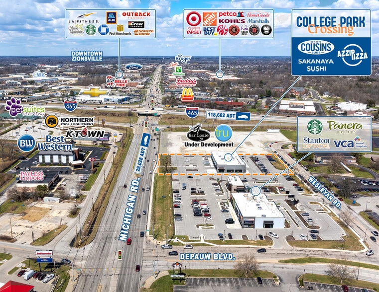 9315-9321 Michigan Rd, Indianapolis, IN for sale - Building Photo - Image 3 of 10