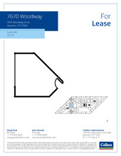 7670 Woodway Dr, Houston, TX for lease Floor Plan- Image 1 of 1