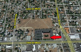 44725 10th St W, Lancaster, CA - AERIAL map view