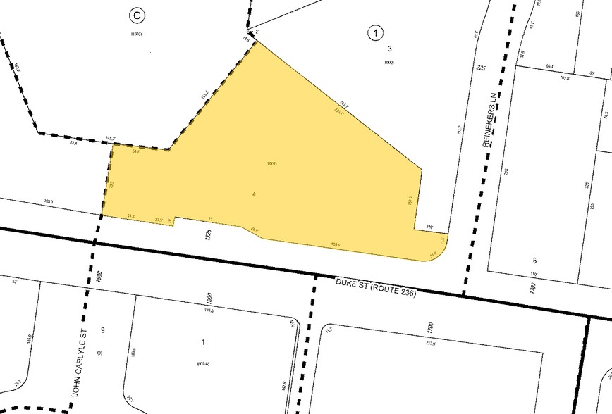 1725 Duke St, Alexandria, VA for lease - Plat Map - Image 2 of 17