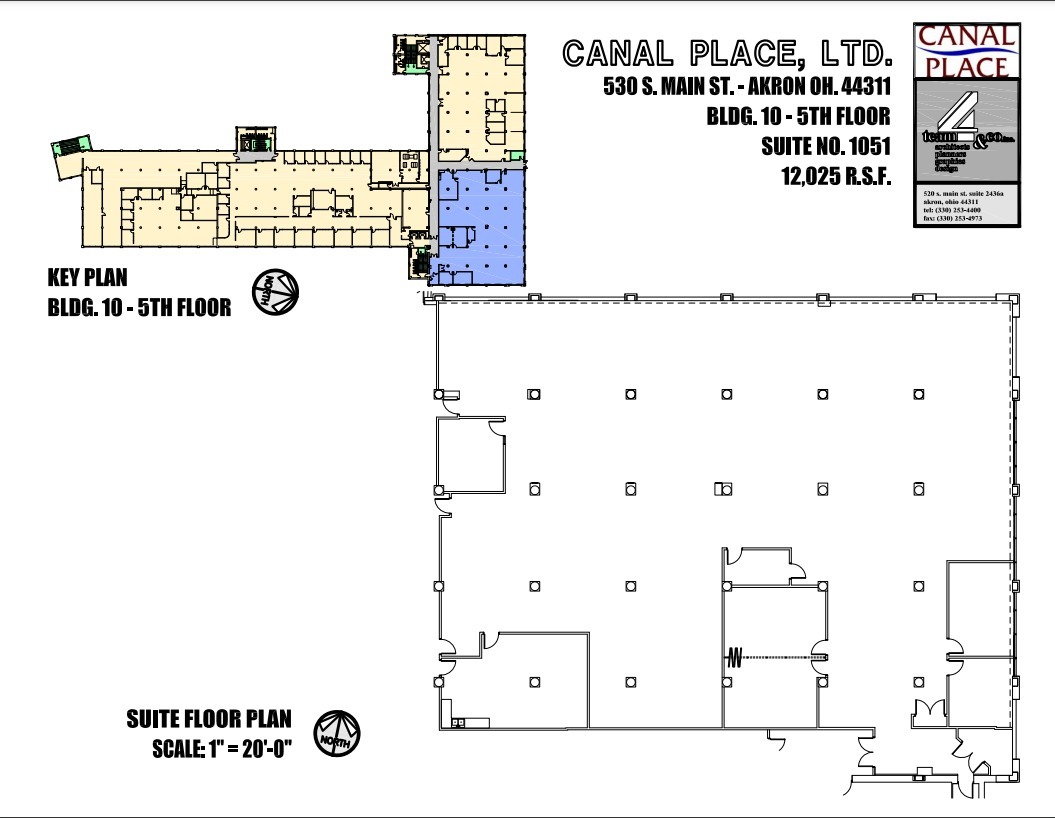 540 S Main St, Akron, OH for lease Floor Plan- Image 1 of 1