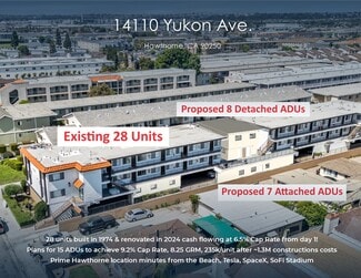 More details for 14110 Yukon Ave, Hawthorne, CA - Multifamily for Sale