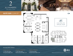 2 Alhambra Plz, Coral Gables, FL for lease Floor Plan- Image 2 of 2