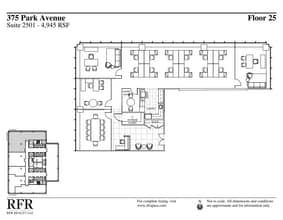 375 Park Ave, New York, NY for lease Floor Plan- Image 2 of 4