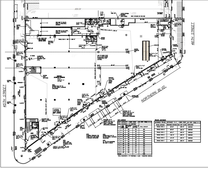 45-01 Northern Blvd, Long Island City, NY for lease Floor Plan- Image 1 of 1