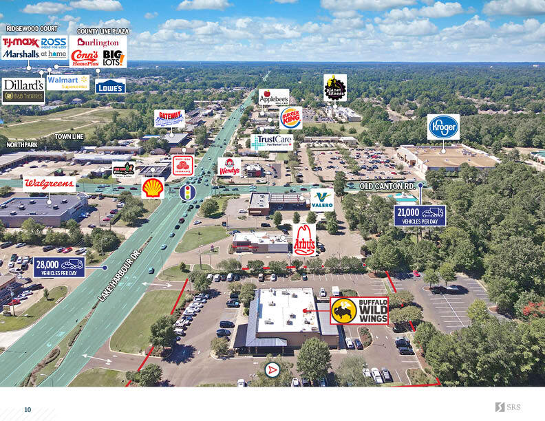 808 Lake Harbour Dr, Ridgeland, MS 39157 Buffalo Wild Wings New