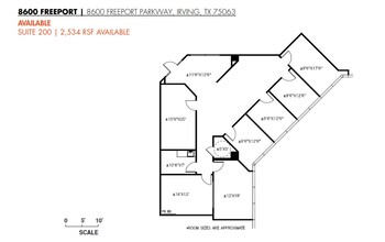 8600 Freeport Pky, Irving, TX for lease Floor Plan- Image 1 of 1