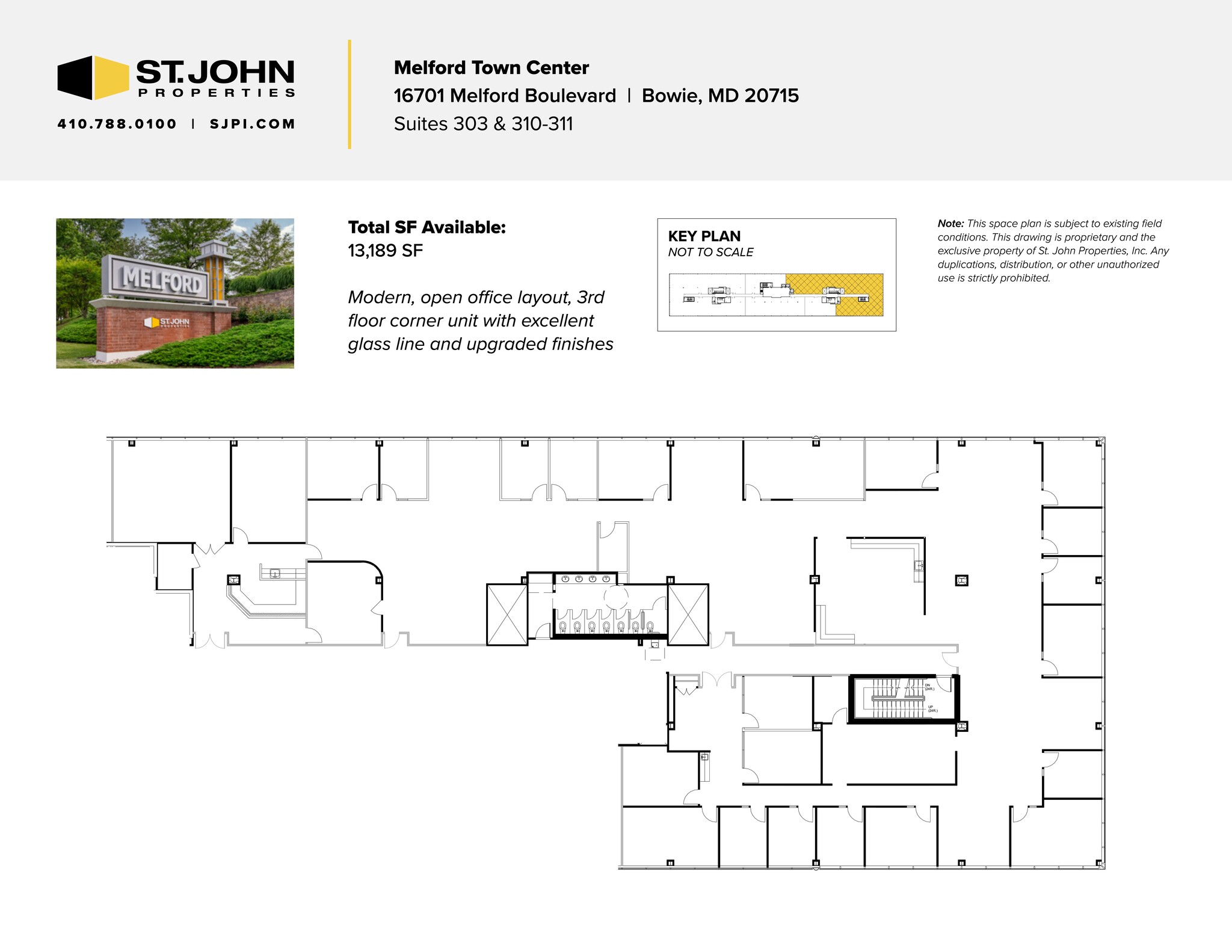 16901 Melford Blvd, Bowie, MD for lease Site Plan- Image 1 of 2