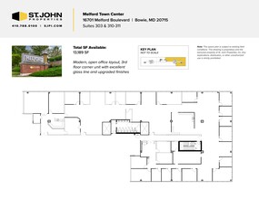 16901 Melford Blvd, Bowie, MD for lease Site Plan- Image 1 of 2