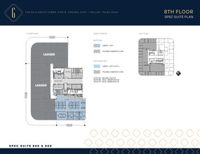 8350 N Central Expy, Dallas, TX for lease Floor Plan- Image 1 of 1