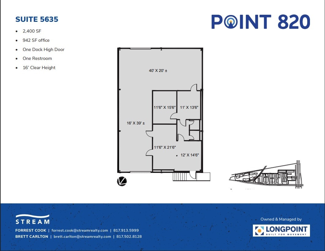 5721 E Rosedale St, Fort Worth, TX for lease Floor Plan- Image 1 of 1