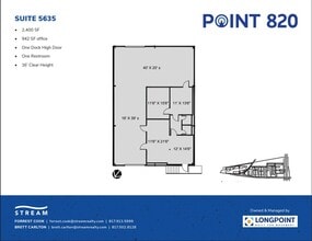 5721 E Rosedale St, Fort Worth, TX for lease Floor Plan- Image 1 of 1