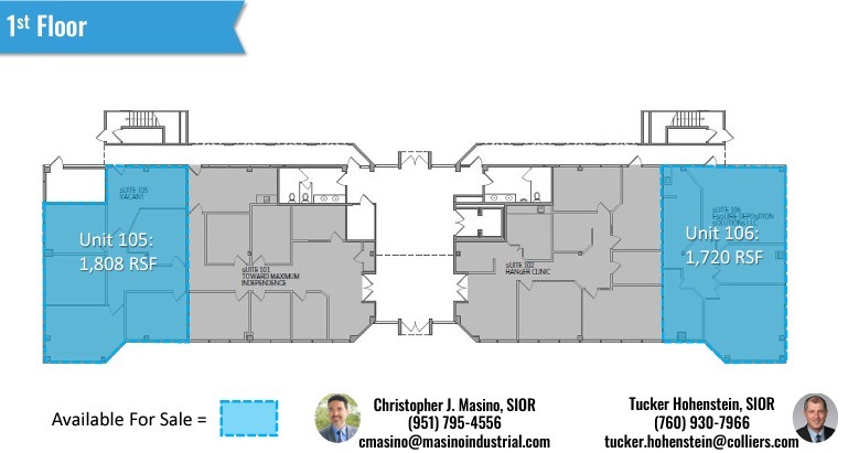 41707 Winchester Rd, Temecula, CA 92590 - Unit 105 -  - Floor Plan - Image 1 of 1