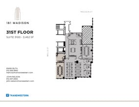 181 W Madison St, Chicago, IL for lease Floor Plan- Image 2 of 2