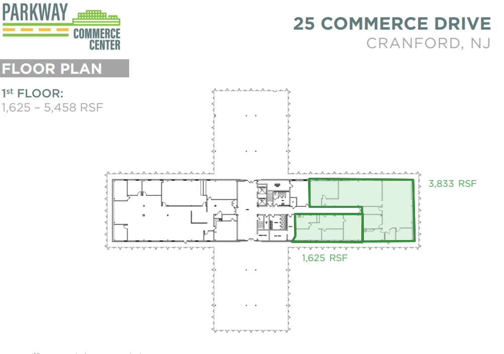 20 Commerce Dr, Cranford, NJ for lease Floor Plan- Image 1 of 1