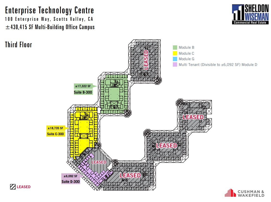 100 Enterprise Way, Scotts Valley, CA for lease Floor Plan- Image 1 of 1