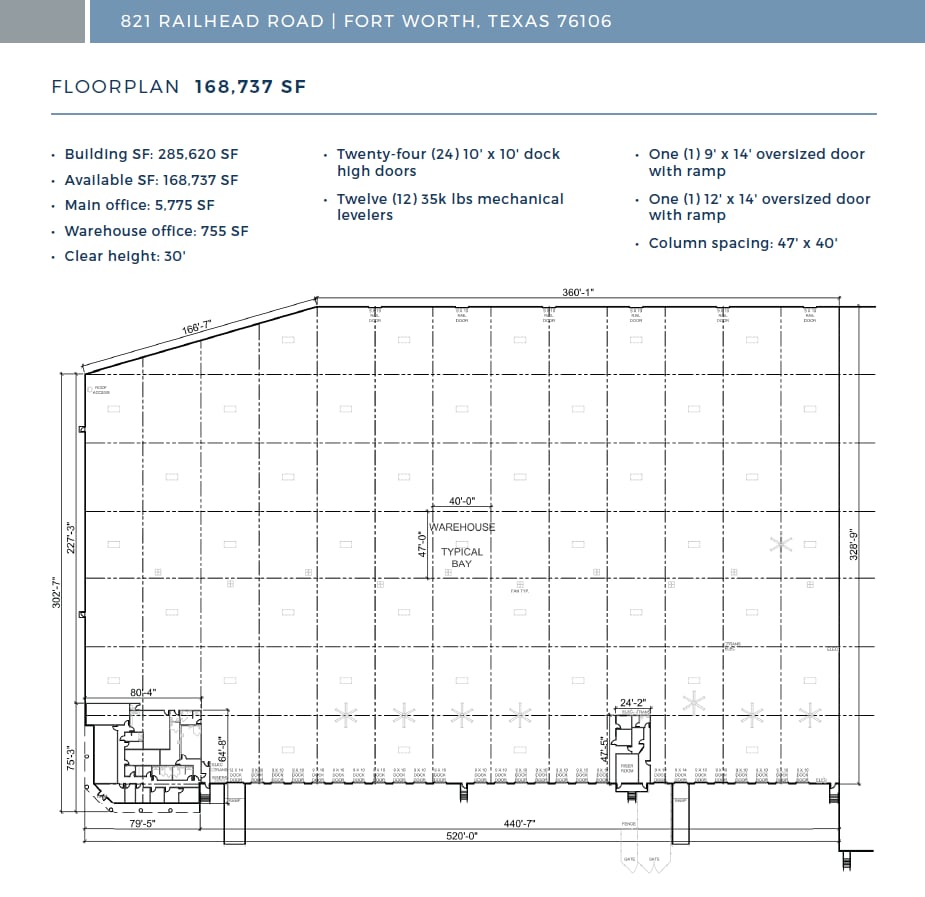 801-841 Railhead Rd, Fort Worth, TX for lease Floor Plan- Image 1 of 1