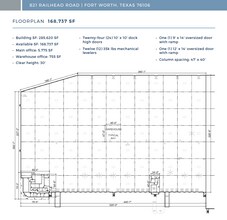 801-841 Railhead Rd, Fort Worth, TX for lease Floor Plan- Image 1 of 1