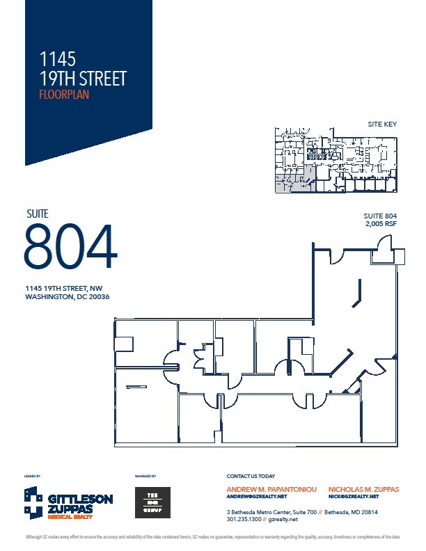 1145 19th St NW, Washington, DC for lease Floor Plan- Image 1 of 1