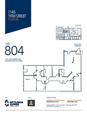 1145 19th St NW, Washington, DC for lease Floor Plan- Image 1 of 1