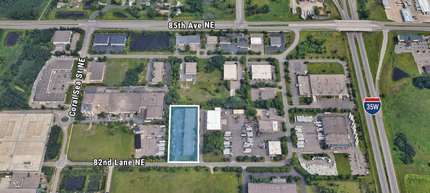 3001-3023 82nd Ln NE, Blaine, MN - aerial  map view