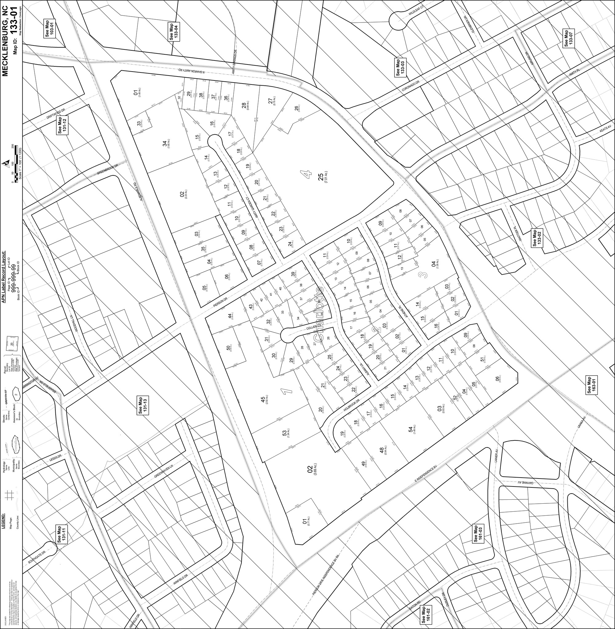 4822 Albemarle Rd, Charlotte, NC for sale Plat Map- Image 1 of 1