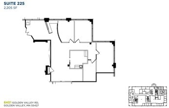 8401 Golden Valley Rd, Golden Valley, MN for lease Floor Plan- Image 1 of 3