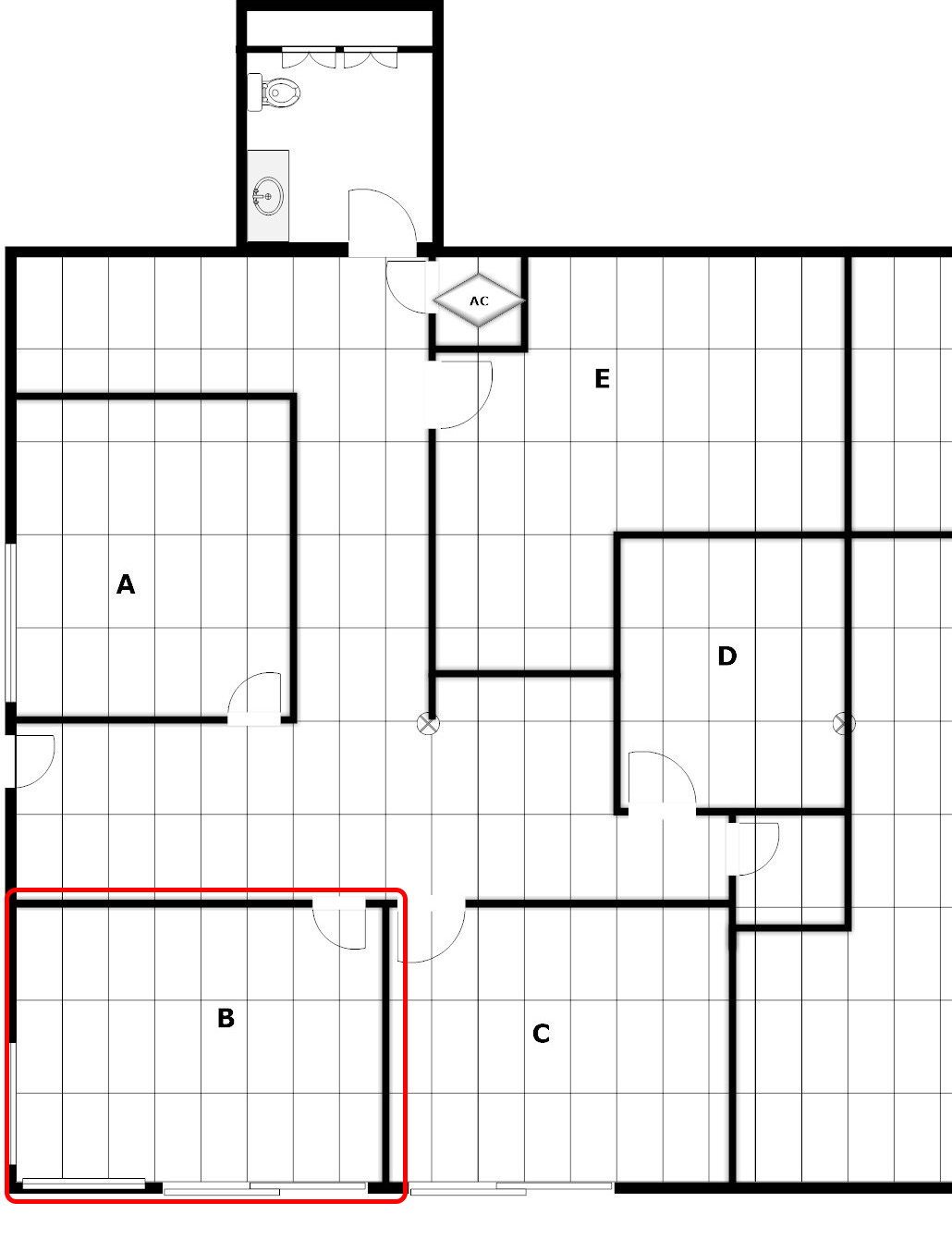 2900 Camino Diablo, Walnut Creek, CA for lease Floor Plan- Image 1 of 1