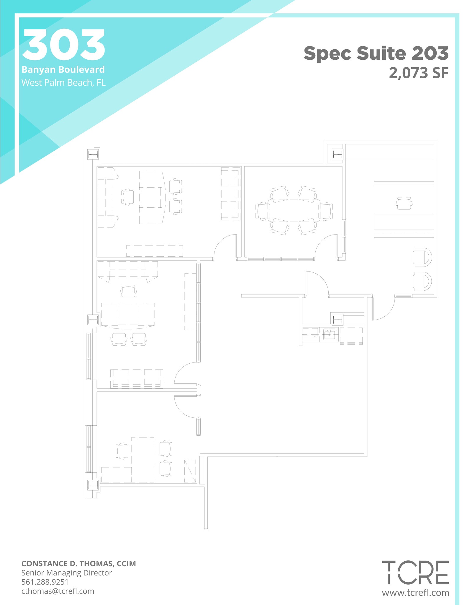 303 Banyan Blvd, West Palm Beach, FL for lease Site Plan- Image 1 of 1